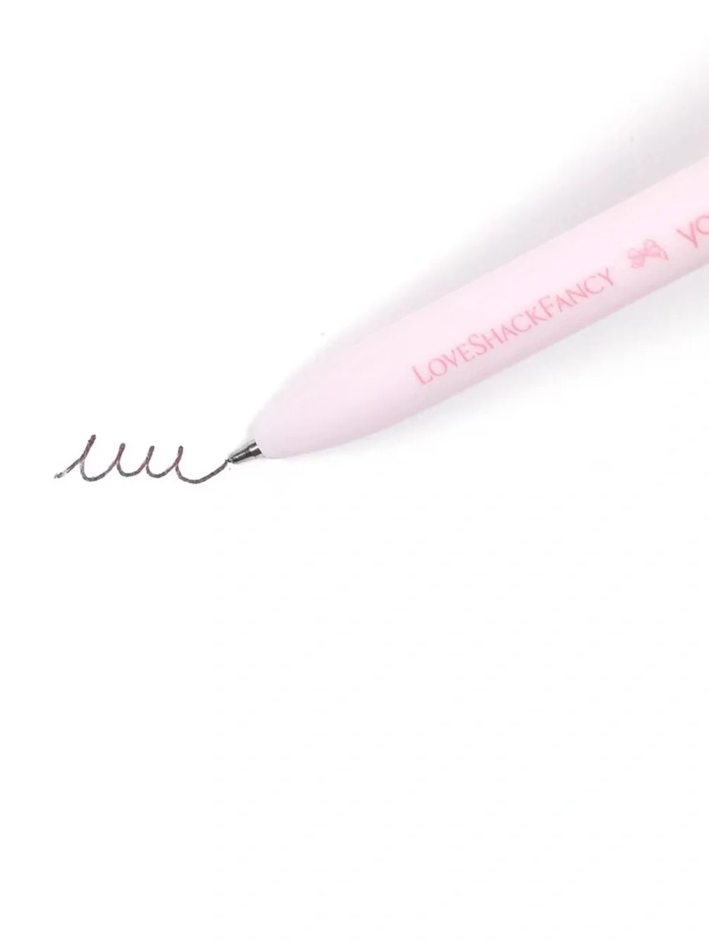 LoveShackFancy Pink Bow Ballpoint Pen